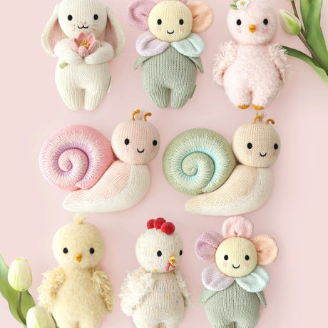 Cuddle Decor Baby Snail Peony by Cuddle+Kind lifestyle set