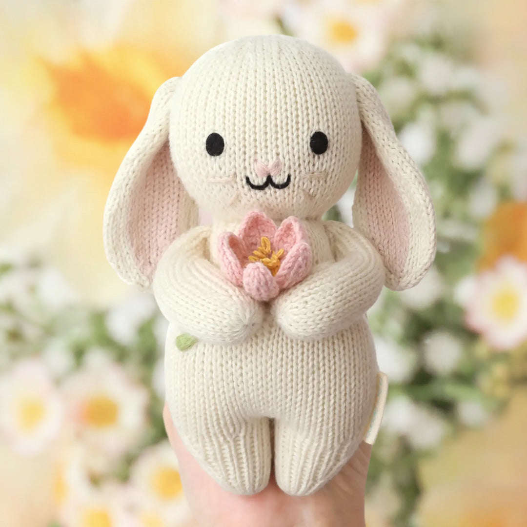 Cuddle Decor Cuddle and Kind Baby Bunny Blooming Tulip lifestyle