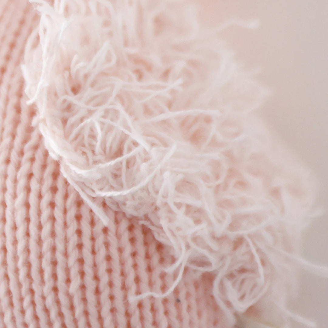 Cuddle Decor Baby Flamingo by Cuddle+Kind close up