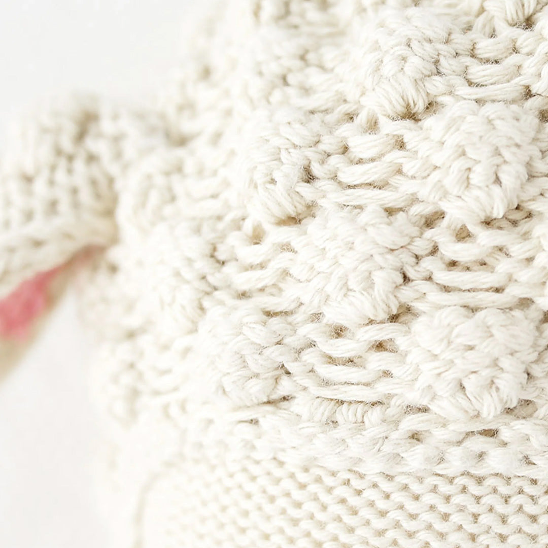 Cuddle Decor Benjamin the Lamb by Cuddle+Kind close up