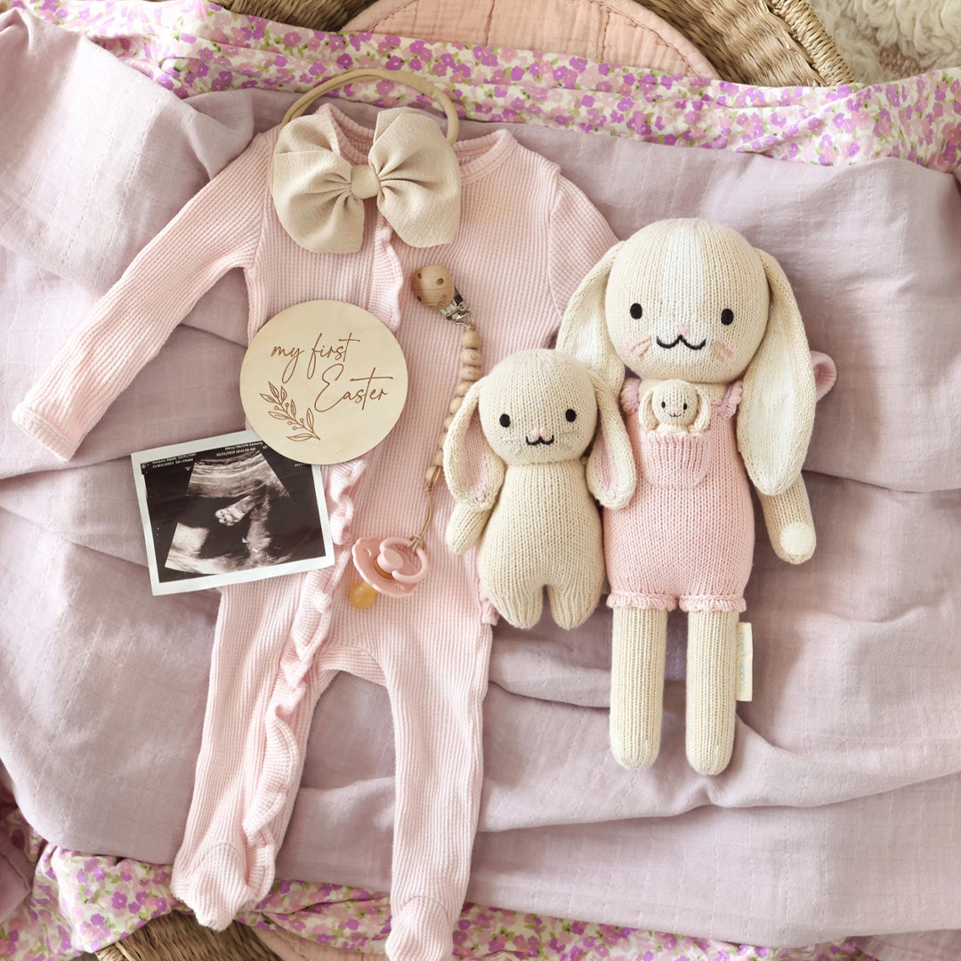 Cuddle Kind Briar the Bunny Peony Pink 7