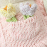 Cuddle Decor Clover the Bunny Blossom by Cuddle+Kind close up