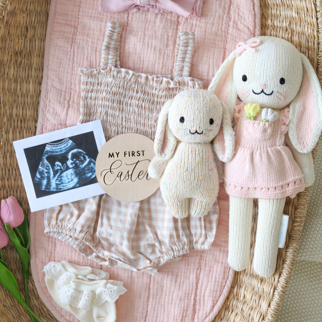 Cuddle Decor Clover the Bunny Blossom by Cuddle+Kind set