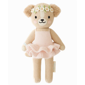 Cuddle Kind Evelyn the Golden Puppy Ballet Pink 1