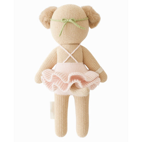 Cuddle Kind Evelyn the Golden Puppy Ballet Pink 2