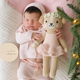 Cuddle Kind Evelyn the Golden Puppy Ballet Pink 9