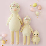 Cuddle Decor Flora the Duckling Mauve by Cuddle+Kind set