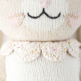 Cuddle Decor Cuddle Kind Hannah the Bunny Ivory close up