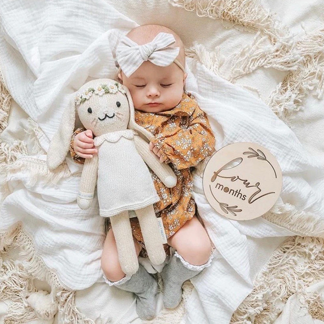 Cuddle Decor Cuddle Kind Hannah the Bunny Ivory lifestyle