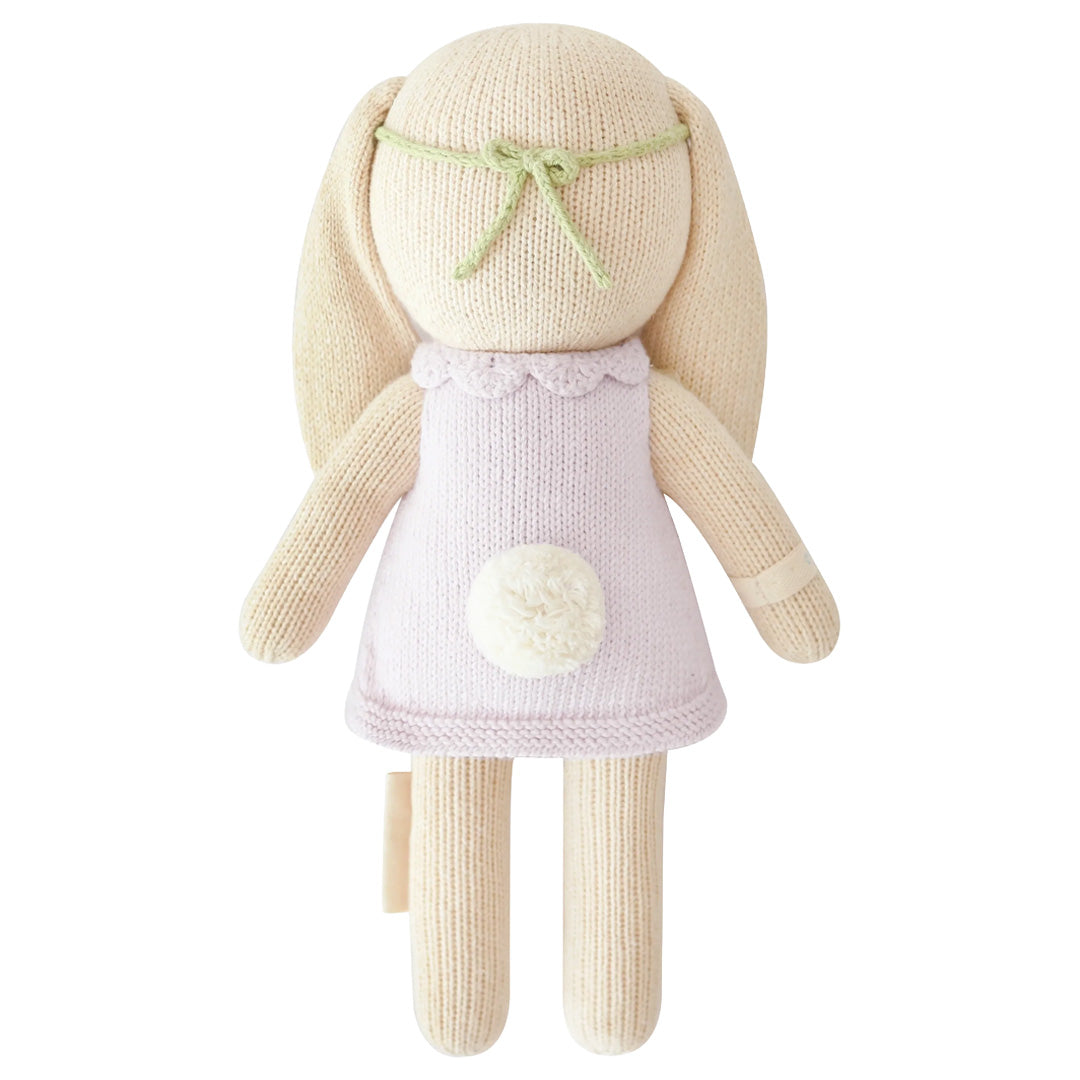 Cuddle Decor Cuddle Kind Hannah the Bunny Violet back