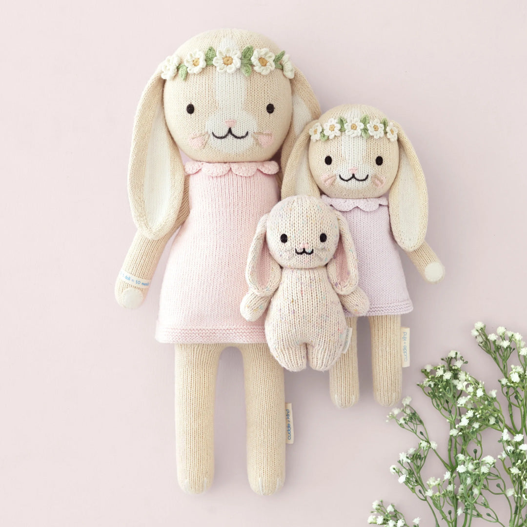 Cuddle Decor Cuddle Kind Hannah the Bunny Violet set