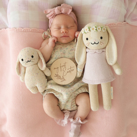Cuddle Decor Cuddle Kind Hannah the Bunny Violet lifestyle