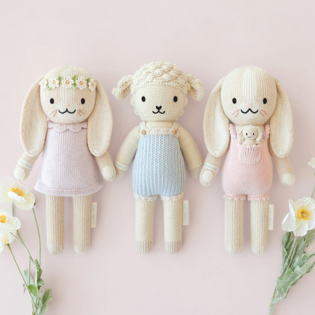 Cuddle Decor Cuddle Kind Hannah the Bunny Violet set