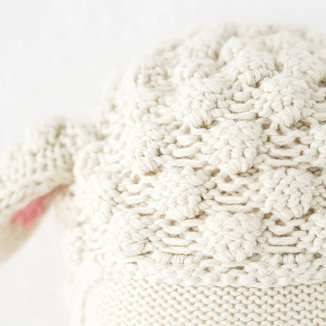 Cuddle Decor Lucy the Lamb Pastel by Cuddle+Kind close up