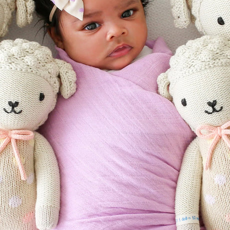 Cuddle Decor Lucy the Lamb Pastel by Cuddle+Kind lifestyle 4