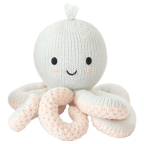 Cuddle Decor Cuddle and Kind Baby Octopus Sea Glass Blue front