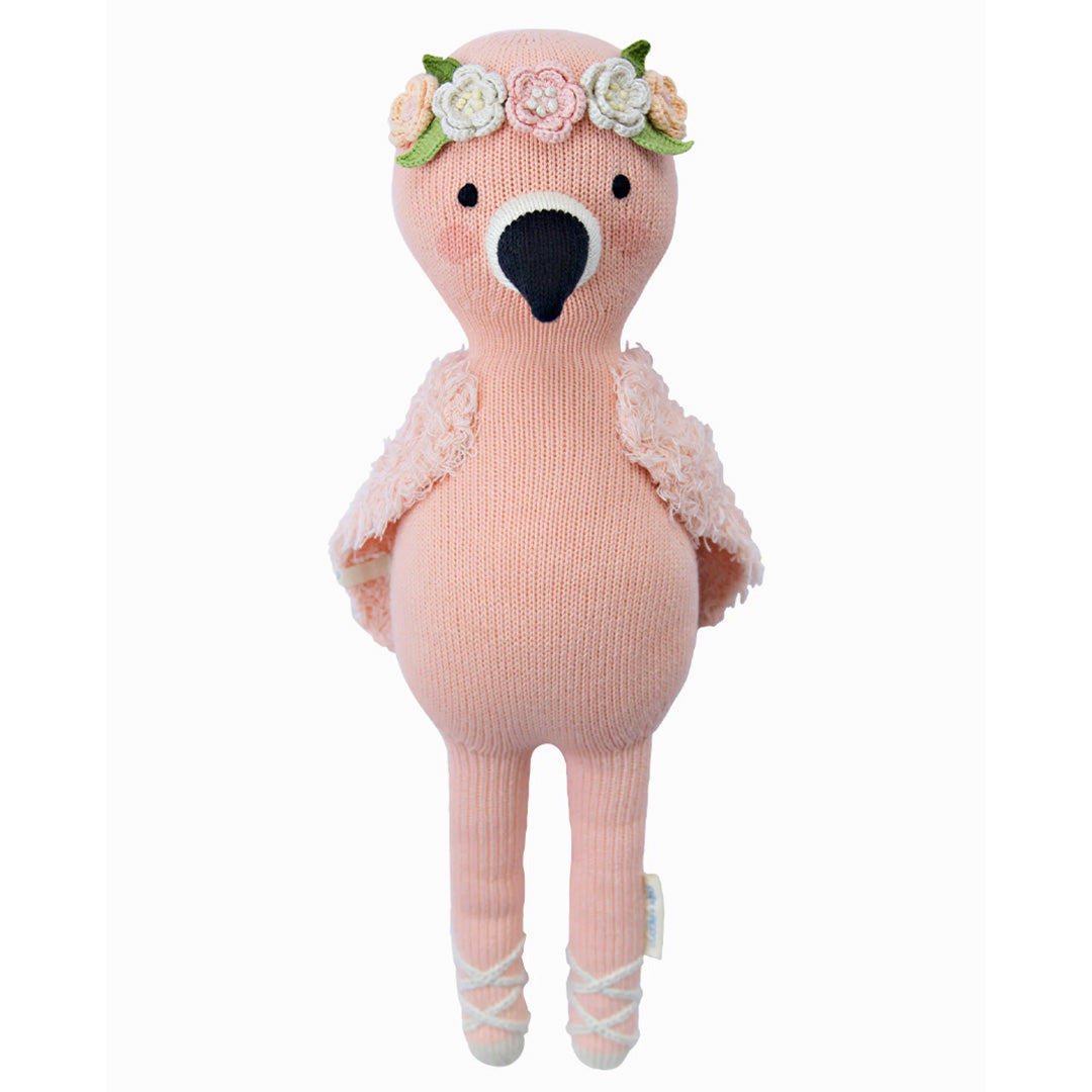 Cuddle Decor Penelope the Flamingo by Cuddle+Kind front