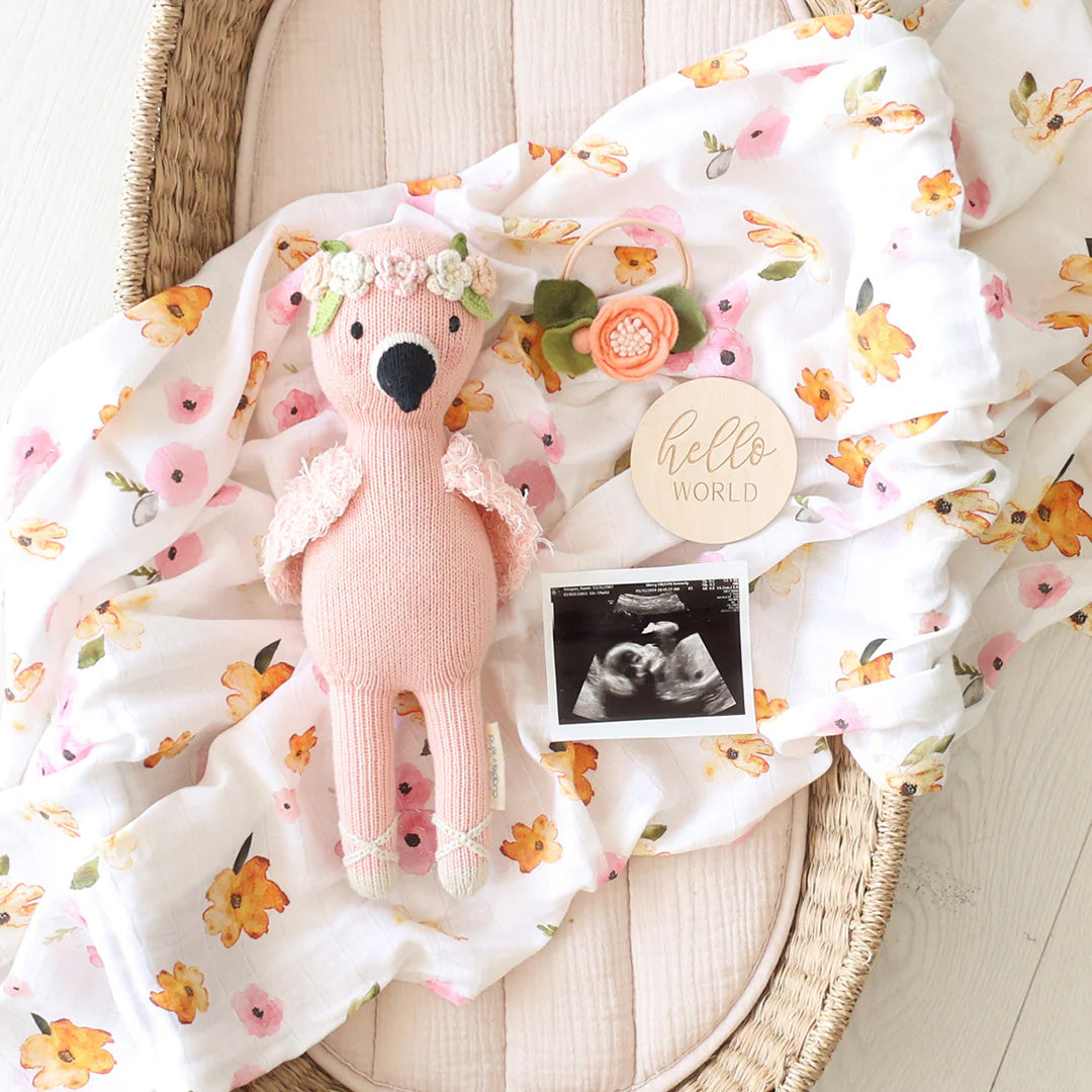 Cuddle Decor Penelope the Flamingo by Cuddle+Kind lifestyle  2
