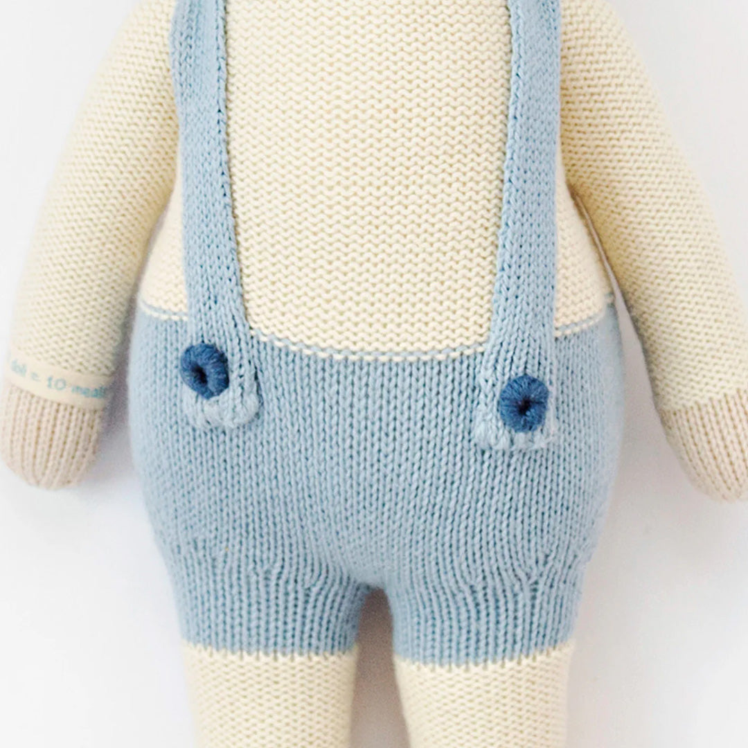 Cuddle Decor Sebastian the Lamb by Cuddle+Kind front close up