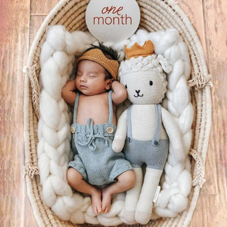 Cuddle Decor Sebastian the Lamb by Cuddle+Kind lifestyle 2