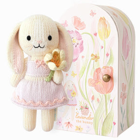 Cuddle Decor Tiny Lavender the Bunny by Cuddle+Kind front