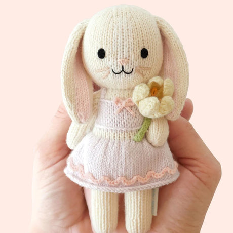 Cuddle Decor Tiny Lavender the Bunny by Cuddle+Kind front