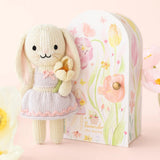 Cuddle Decor Tiny Lavender the Bunny by Cuddle+Kind front lifestyle 1