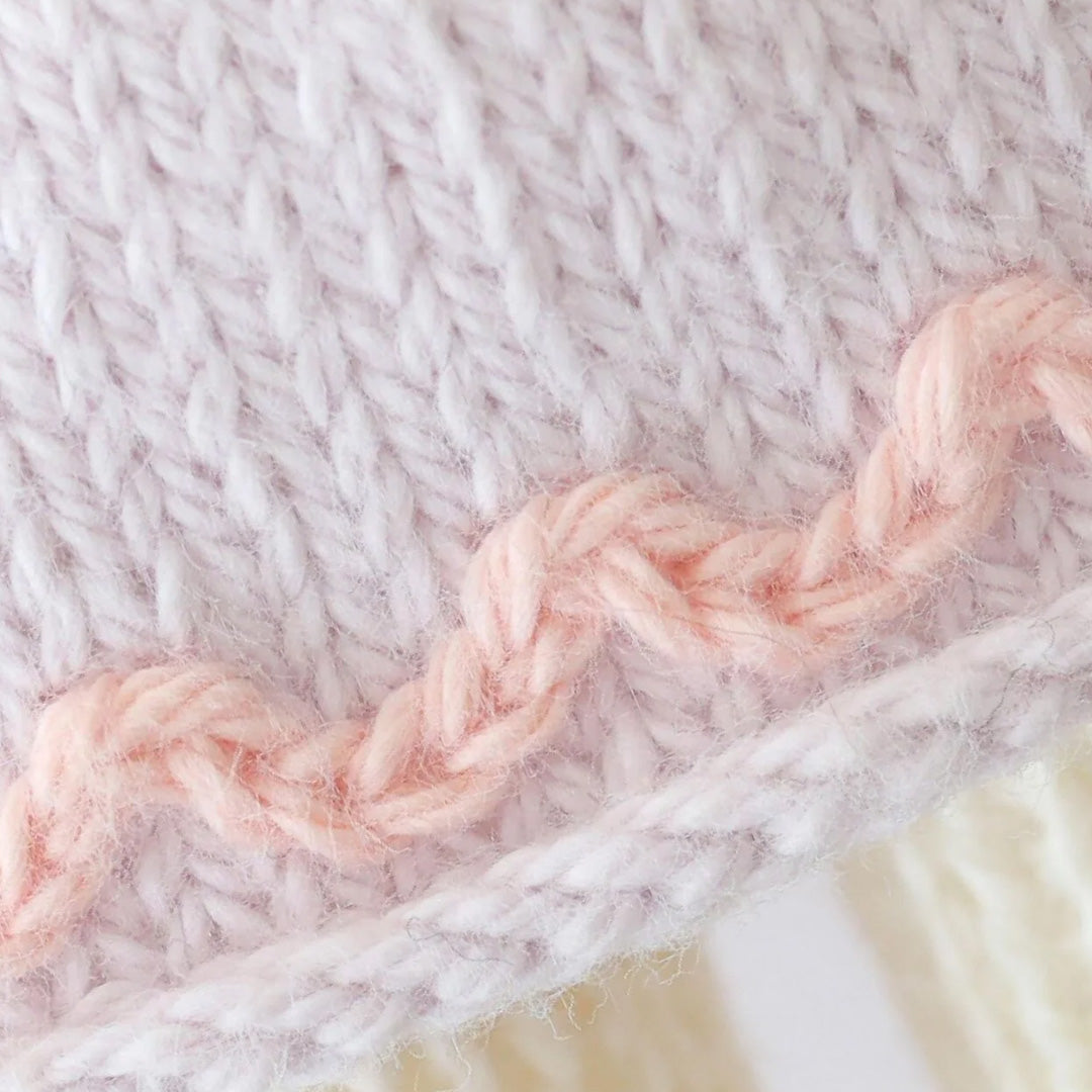 Cuddle Decor Tiny Lavender the Bunny by Cuddle+Kind close up