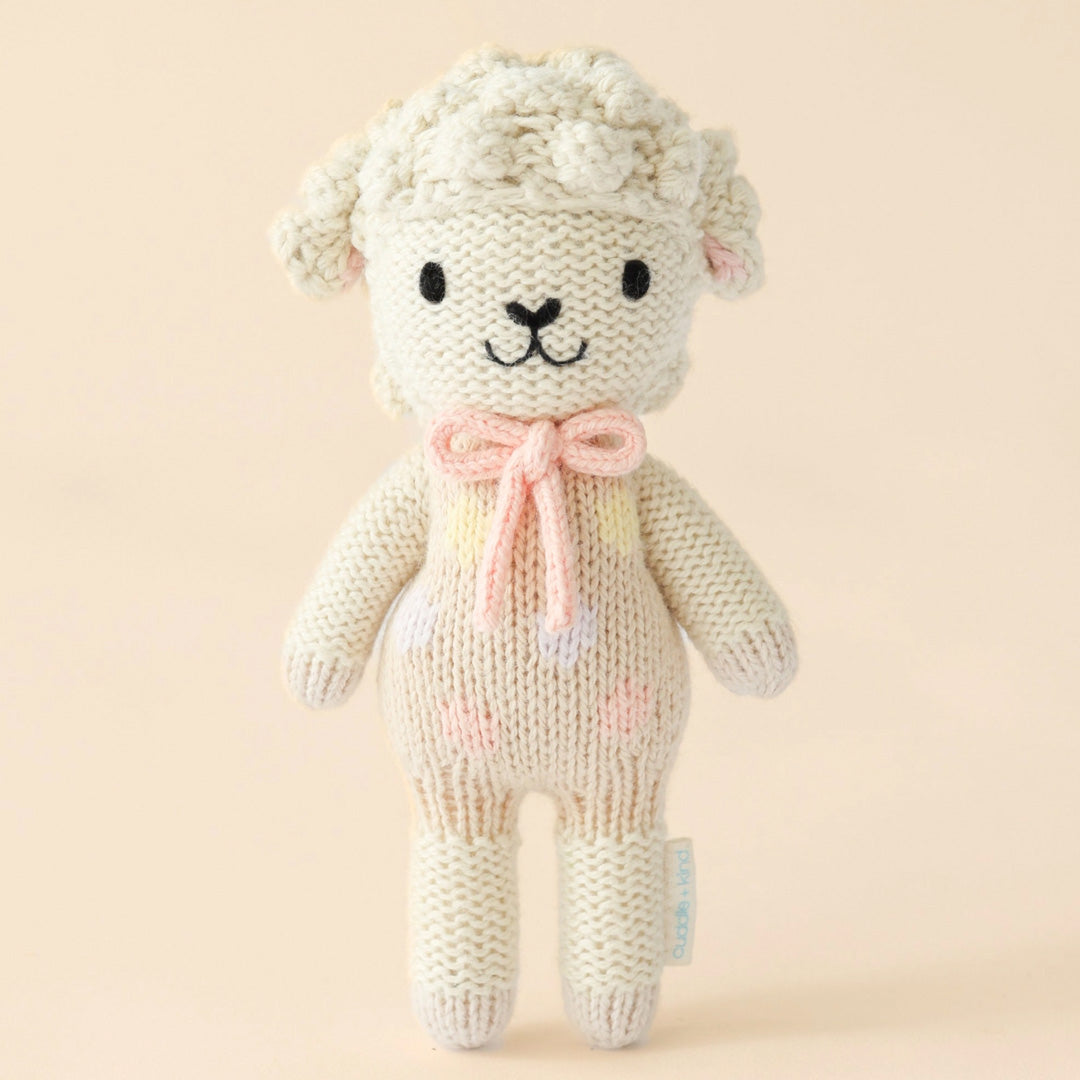 cuddle kind Tiny Lucy the Lamb