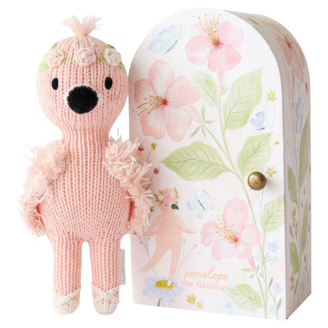 Tiny Penelope the Flamingo by Cuddle+Kind – Cuddle Decor