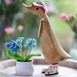 Flower Hat and Boot Duckling CARNATION 8.8" lifestyle 1
