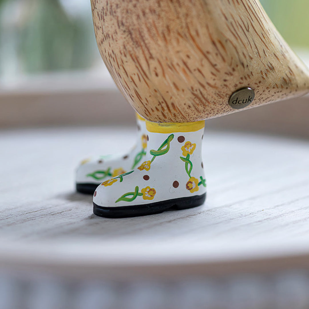 DCUK DCUK Flower Hat and Boot Duckling Daffodil 8.8" lifestyle 1
