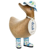 DCUK Flower Hat and Boot Ducky forget me not front