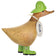 DCUK Rainy Day Duckys green front