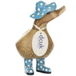 DCUK Spotty Hat & Boots Ducky BLUE front