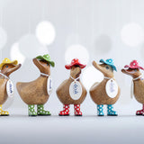 Spotty Hat & Boots Ducky PINK 6" lifestyle set