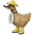 DCUK Spotty Hat & Boots Ducky YELLOW front