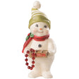 Deck the Halls Snowman 5.75" front white