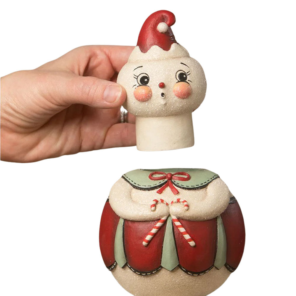 Double Cane Candice Jolly Jar - Thumbnail 5