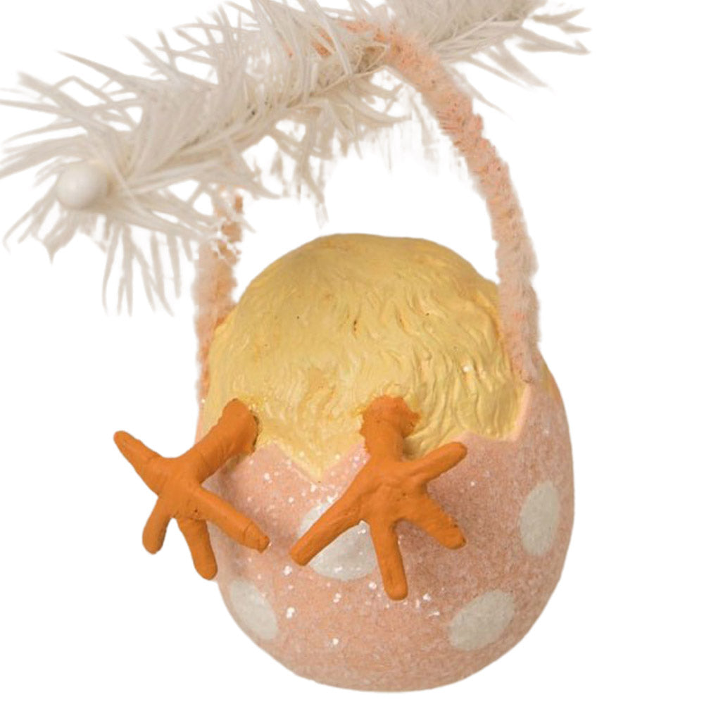 Chickie Tail Egg Ornament Pink - Thumbnail 2