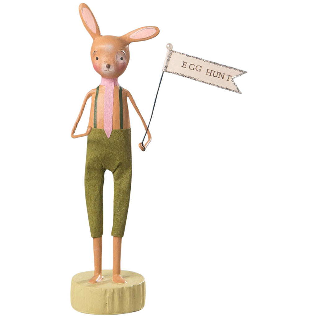 Egg Hunt Peter Bunny Figurine by Michelle Lauritsen