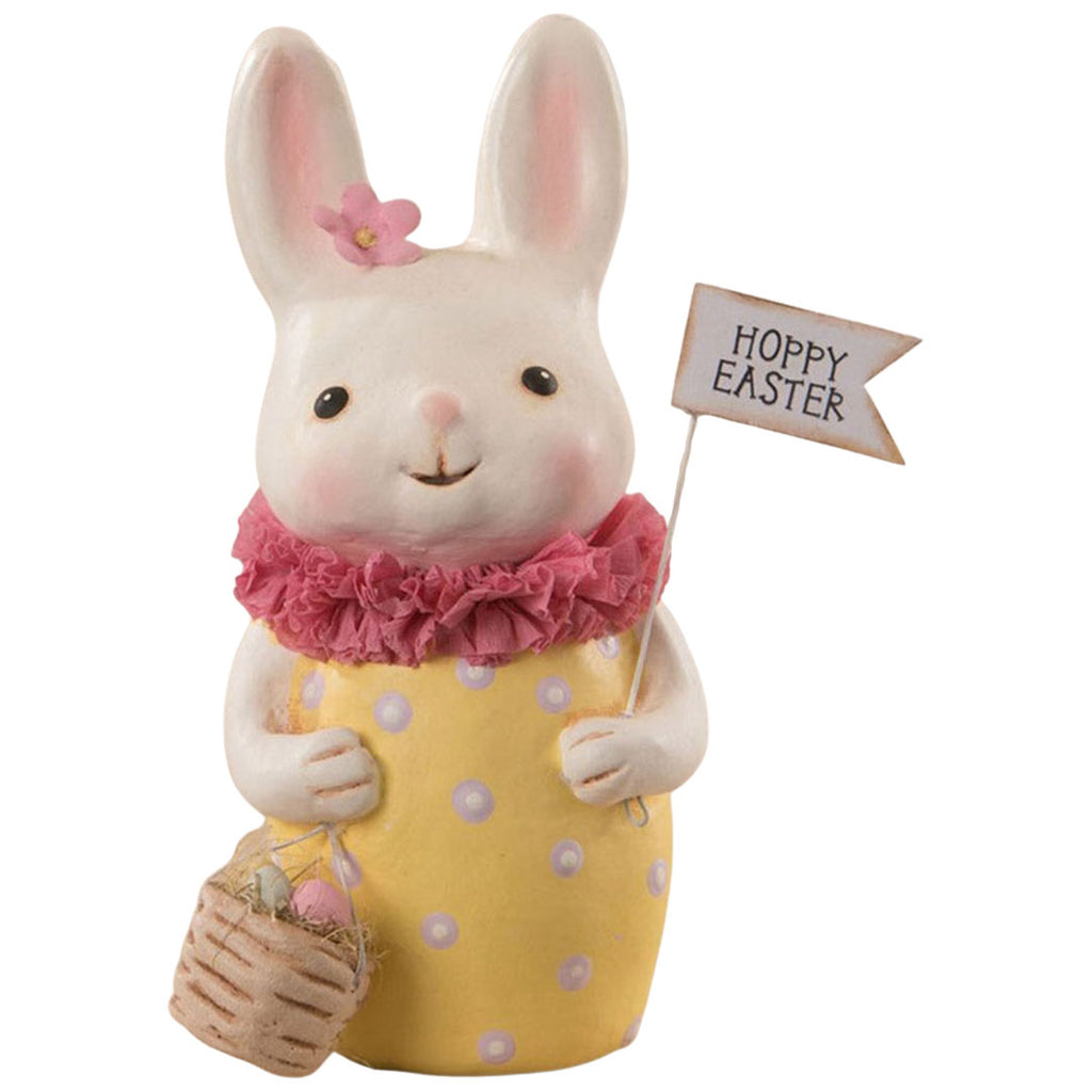 Hoppy Easter Bunny Easter Figurine by Michelle Allen for Bethany Lowe front