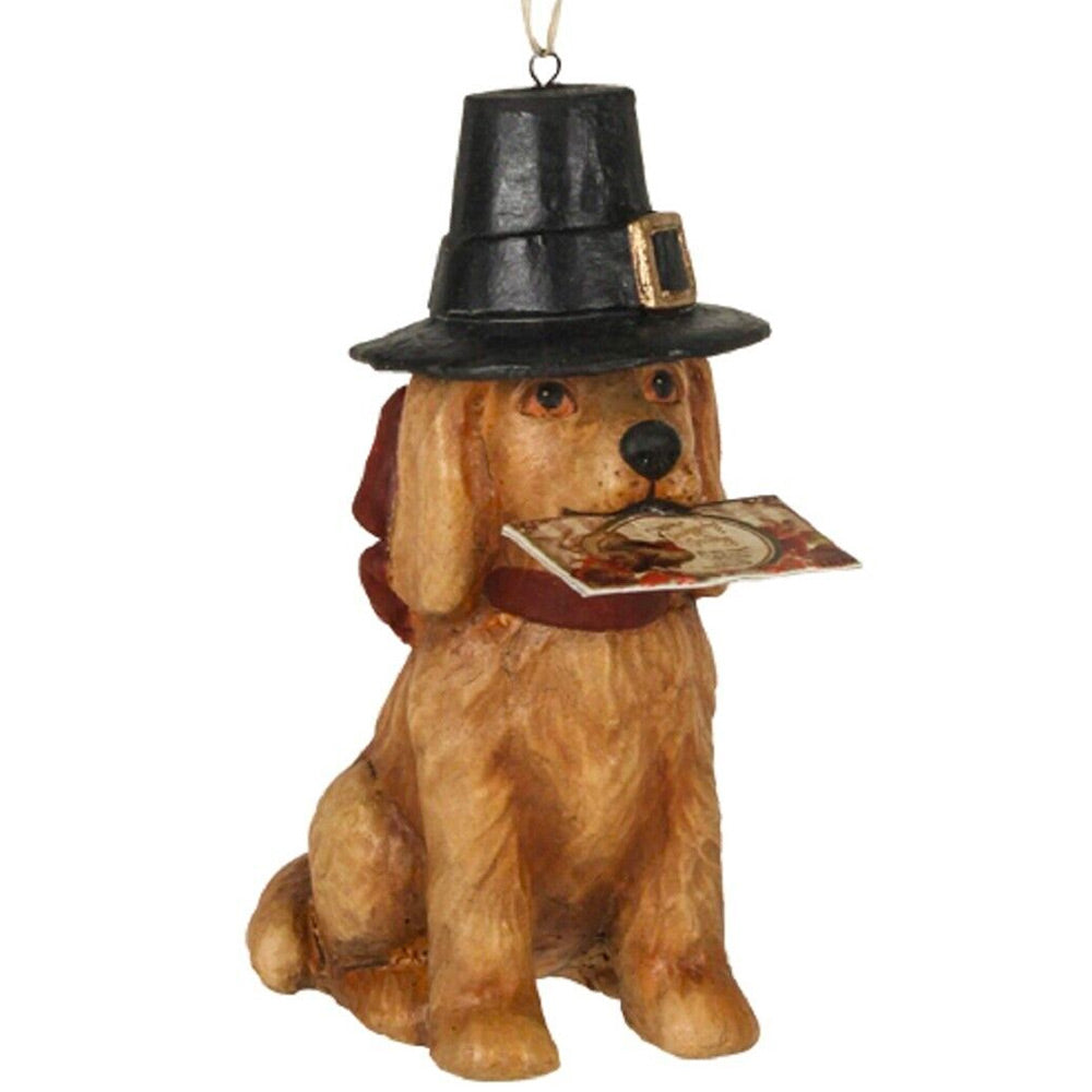 Thanksgiving Dog Ornament by Bethany Lowe Designs