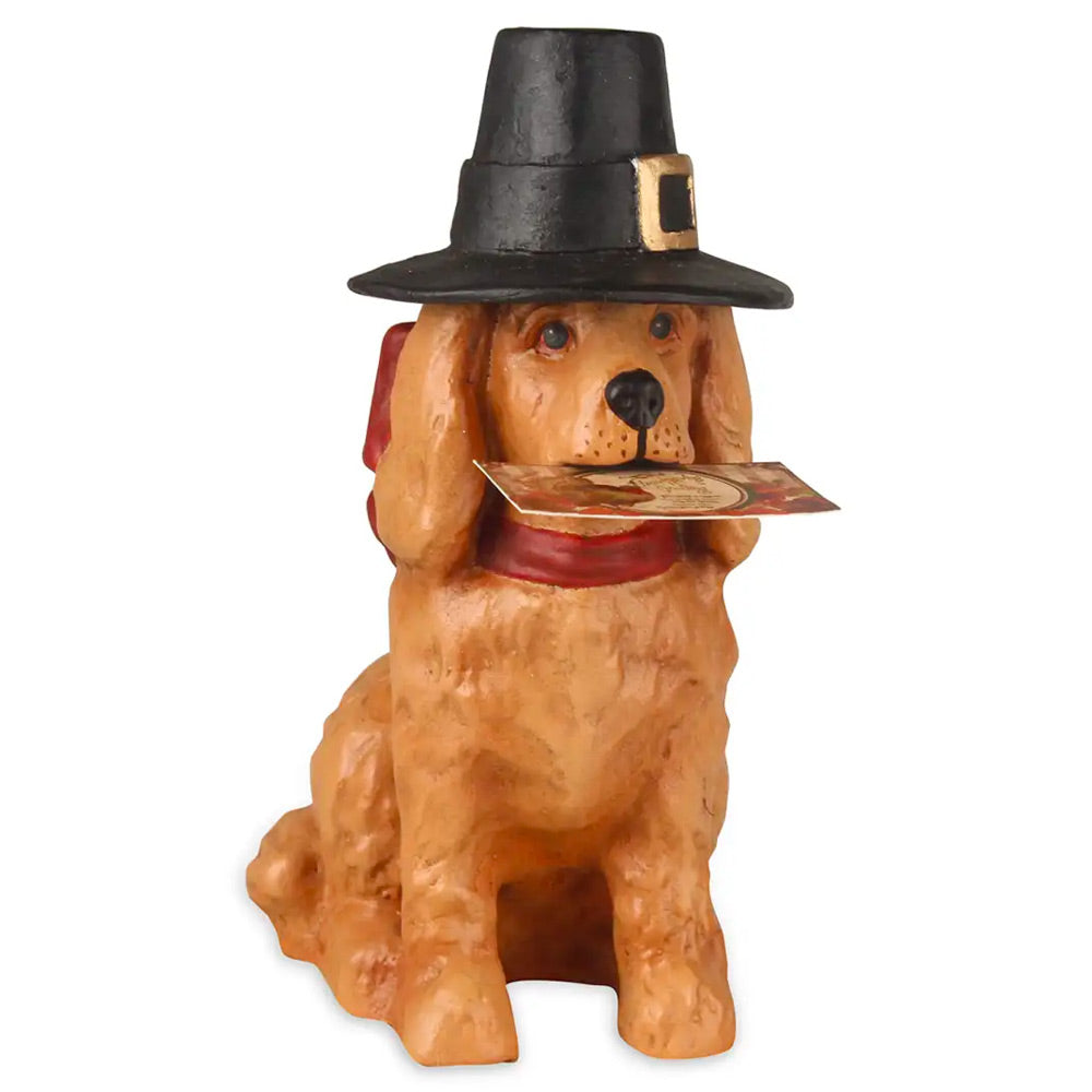 Thanksgiving Dog Figurine by Bethany Lowe