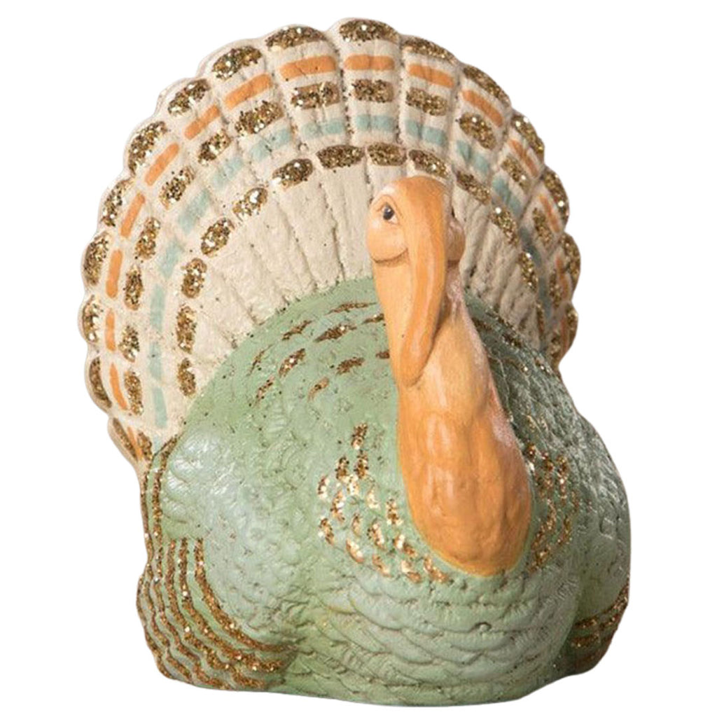 Elegant Turkey Place Card Holder by Bethany Lowe front