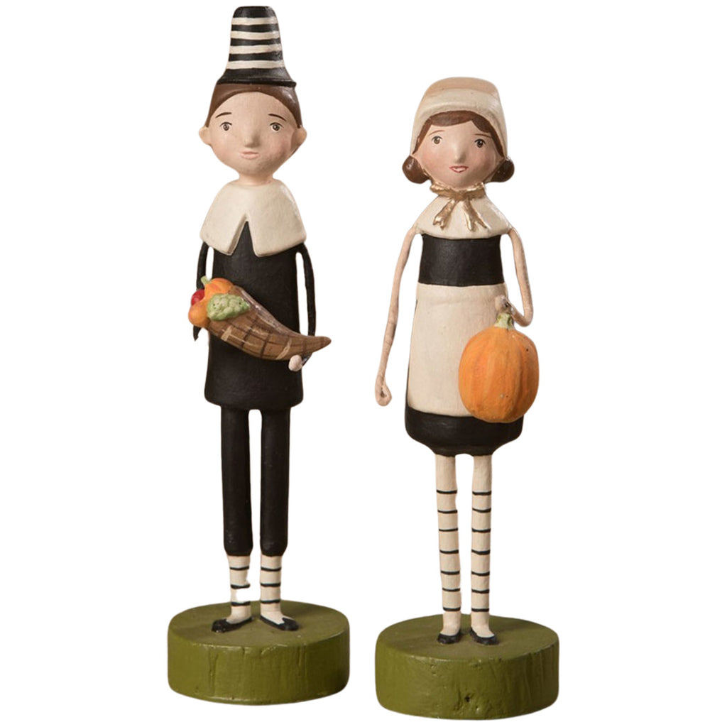 Harvest Pilgrim Figurine by Michelle Lauritsen