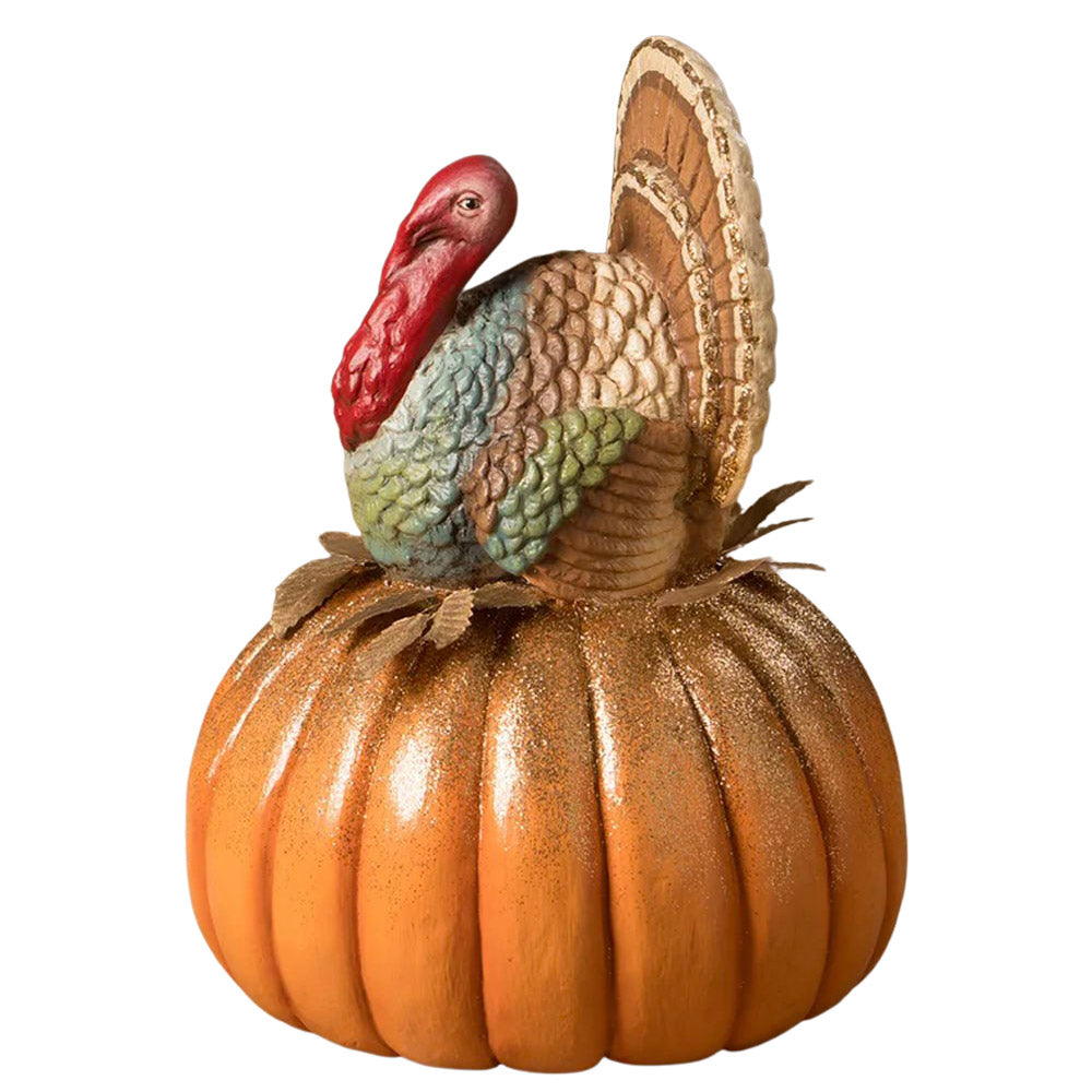 Traditional Turkey On Pumpkin