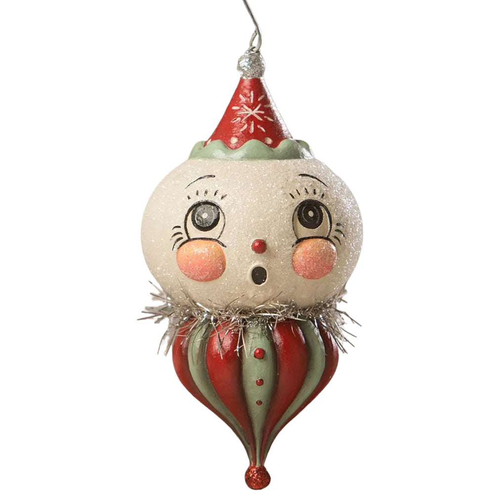 Finial Louie Ornament Christmas Decoration by Johanna Parker 5.5" front