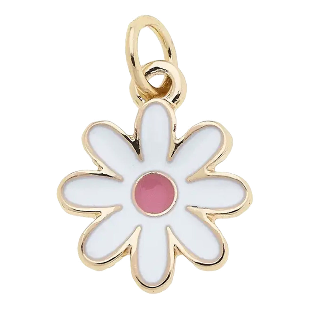 Cuddle Decor White Flower Charm