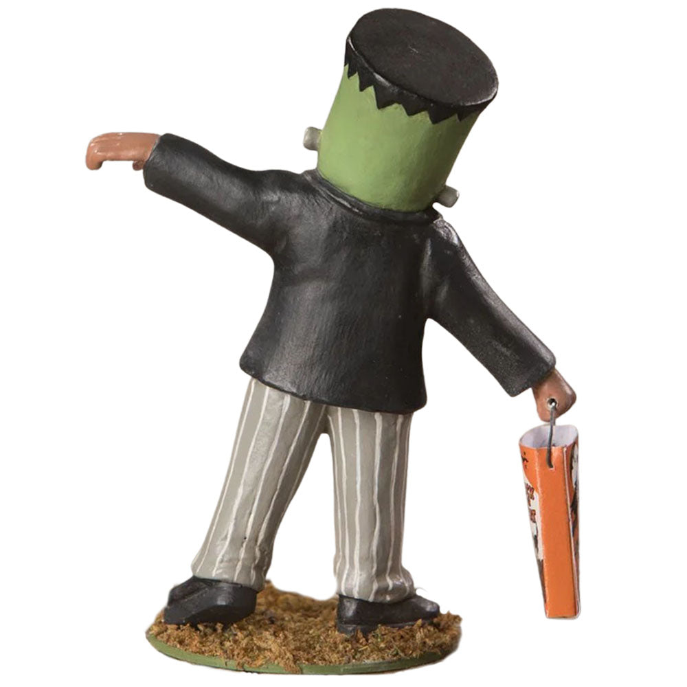 Frankenstein Damien Halloween Figurine and Collectible by Bethany Lowe back